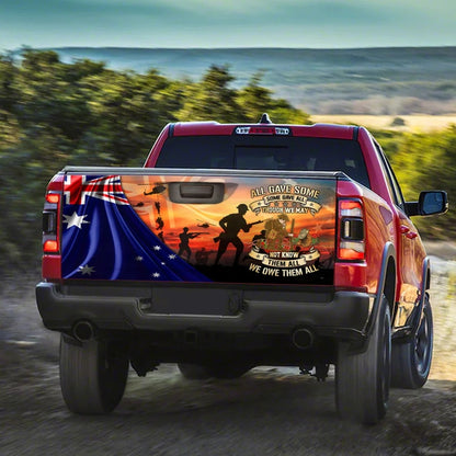 Veteran Australia All Gave Some Some Gave All Truck Tailgate Decal