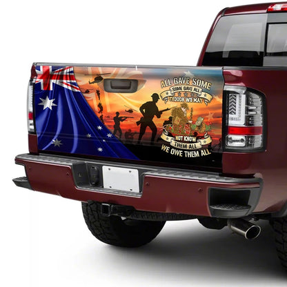 Veteran Australia All Gave Some Some Gave All Truck Tailgate Decal